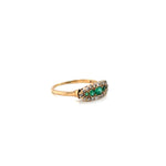 Vintage Emeralds and Diamonds Ring