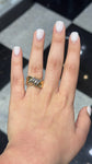 Two Toned Twist Design Ring
