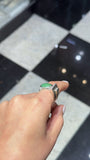 Jade and Diamond Ring