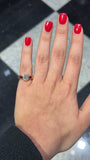 2ct Old Euro and Pear Rubies Ring