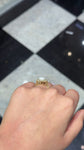 Pearl Ring with Diamond Halo