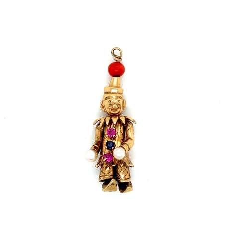 Moveable Clown Charm