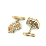 Panther Diamond and Ruby Cufflinks