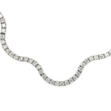Wavy Diamond Necklace