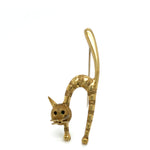 Cat with Long Tail pin