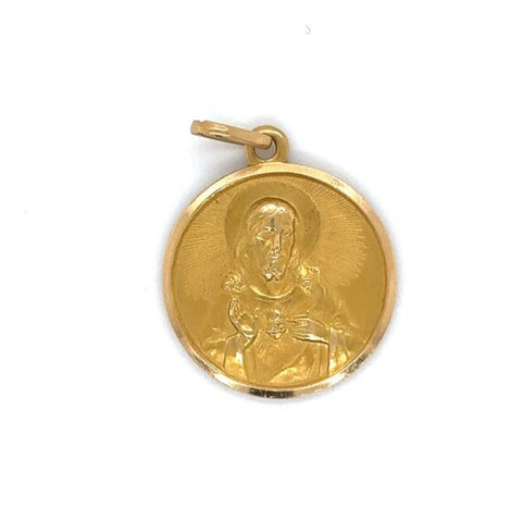 Jesus Medallion Charm/ Pendant