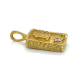 1 oz "Gold Bar" with Diamond Pendant