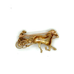 Horse and Carriage Brooch