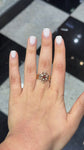 Victorian Seed Pearl and Garnet Ring