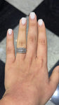 Triple Row Diamond Ring