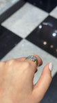 Freemason Masonic Double Headed Eagle with Center Diamond Ring