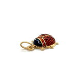 Red Enamel Ladybug Charm