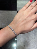 Diamond Heart Tennis Bracelet
