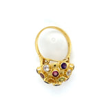 Multi Gemstone Sputnik Ring