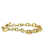 Cabochon Sapphires and Diamonds Toggle Link Bracelet