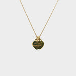 Tiffany & Co. Return to Tiffany Mini Double Heart Tag Necklace