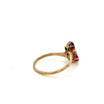 Ruby Diamond and Sapphire Ring