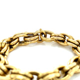 Textured and Smooth Links Bracelet