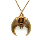 Egyptian Revival Tiger's Claw Pendant