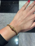 Ornate Chain with Rubies Bracelet