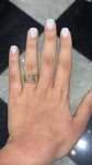 Victorian  English Braided Mourning Hair Ring