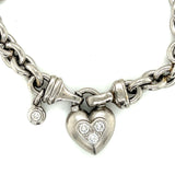 Scott Kay Platinum Heart Bracelet