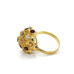 Multi Gemstone Sputnik Ring