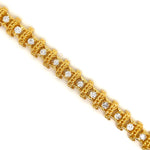 Braided Diamond Bracelet