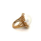 Pearl and Diamond Ring