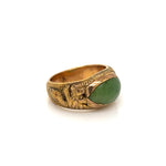 Antique Jade Ring with Dragons