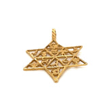 Star of David Pendent with the Twelve Tribes