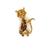Tiger with Gemstones Pin