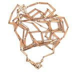 Rose Gold Long Chain Sautoir Necklace