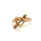 Heart and Arrow Ring