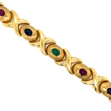 Italian Multi Gemstones Bracelet