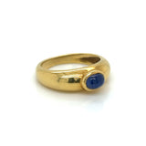 Cabochon Sapphire Dome Ring Band