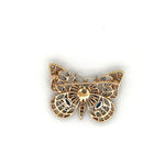 Gemstone Butterfly Pin