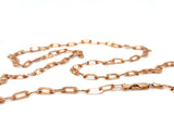 Rose Gold Oval Links Chain