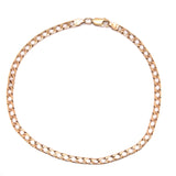 Thin Curb Link Anklet