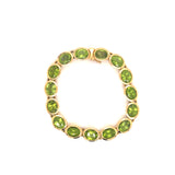 Peridot Line Bracelet