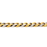 Nicolis Cola Two Tone Curb Link Bracelet