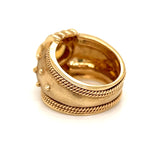 Citrine Thick Band Ring