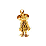 Man in Poncho and Sombrero Charm
