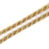 Two Tone Thick Rope Chain