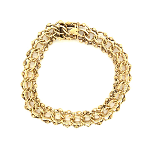 Double Link With Ball Bracelet