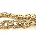 Double Link Textured Bracelet