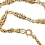 Large Oval Links Pocket Watch Chain