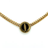 Ancient Roman Coin on Cuban Link Chain Necklace