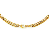 Ancient Roman Coin on Cuban Link Chain Necklace