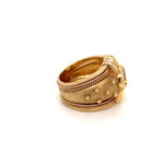 Citrine Thick Band Ring